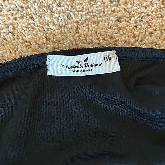 Rebellious Dreamer Sexy Dragon Corset Like Crop Top Shirt **Size M** 🔥🔥 - Picture 5 of 5